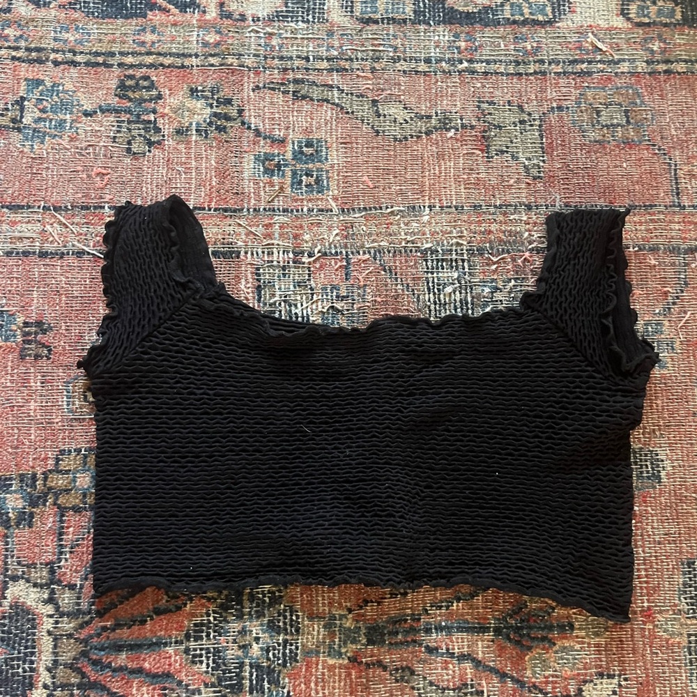 Intimately by Free People smocked crop top/bralette in m/l